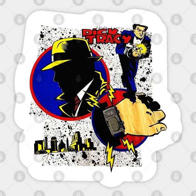 Dick Tracy Sticker by nicklower